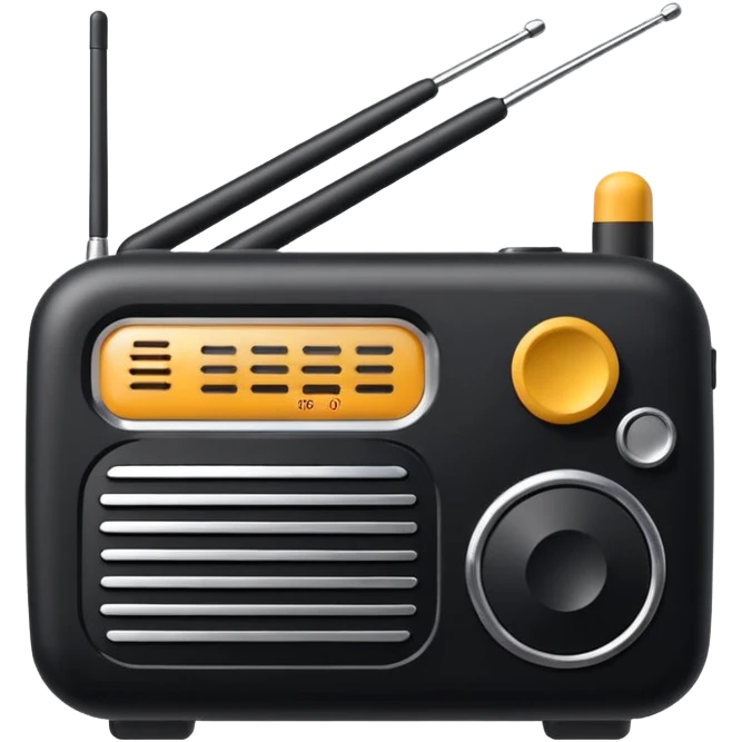 modern new radio emoji