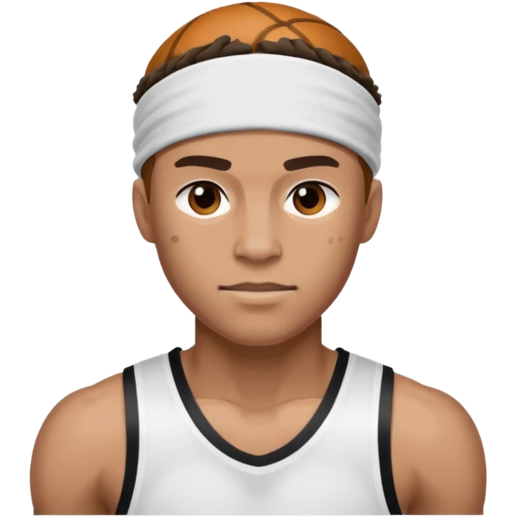basketballer with sweatband emoji