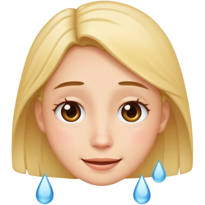 Smile with tears emoji