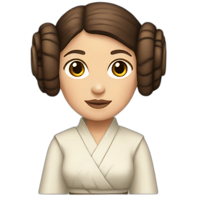 Princess leia professional emoji