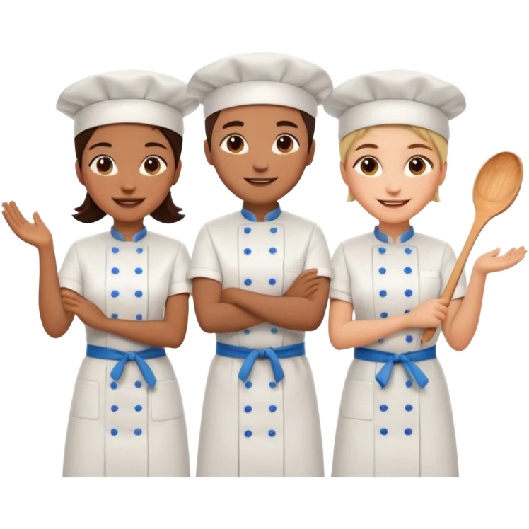a team of cooks emoji
