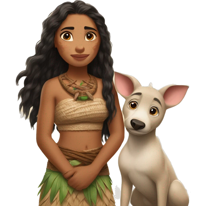 moana and pua emoji