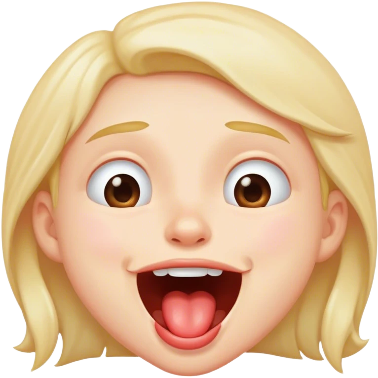 drooling joy face emoji