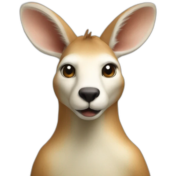 Kangourou sur chèvre emoji