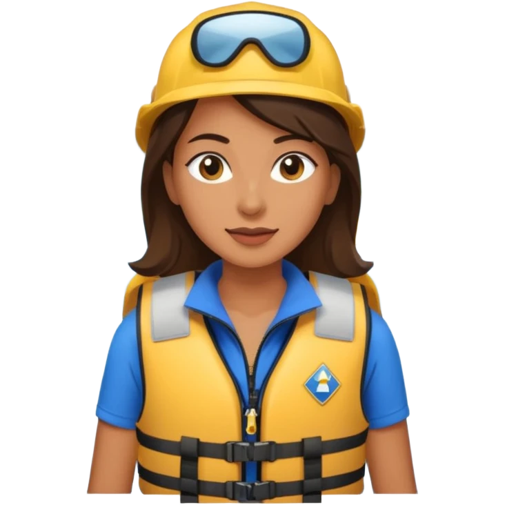 whitewater raftFemale with Gold Necklace emoji
