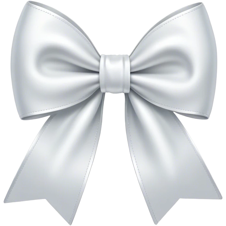 white bow emoji