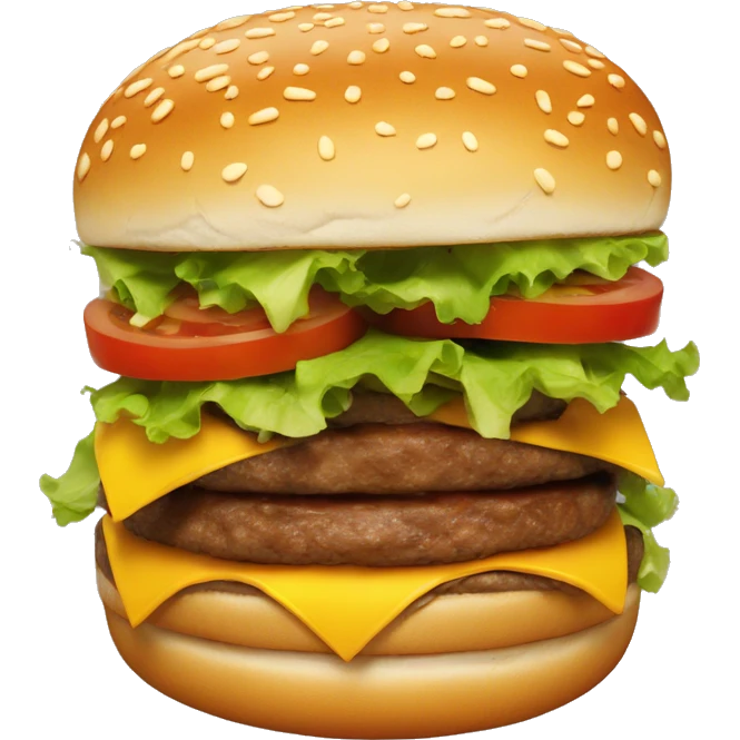 Burger face emoji