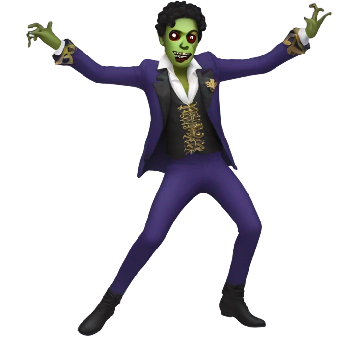 prince the musician zombie dancing emoji