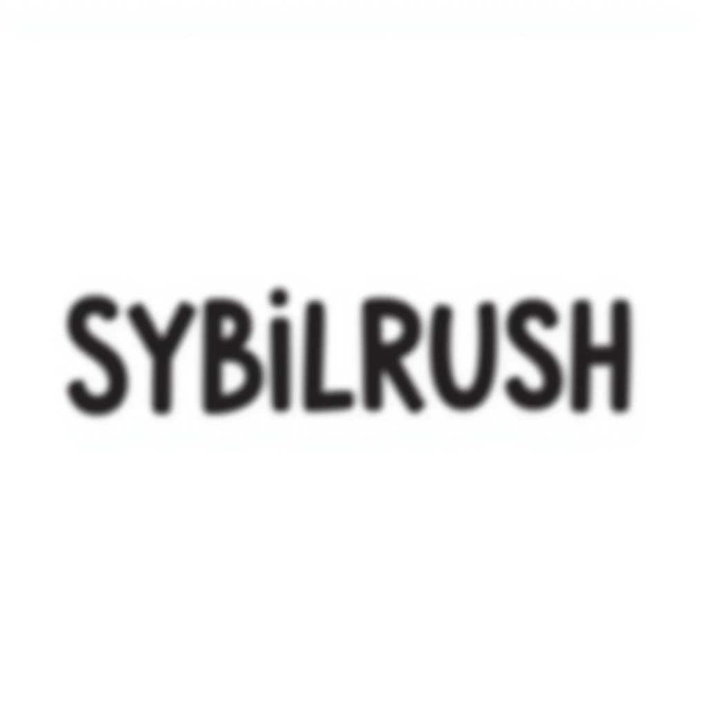 The text "SYBILRUSH" written clearly emoji