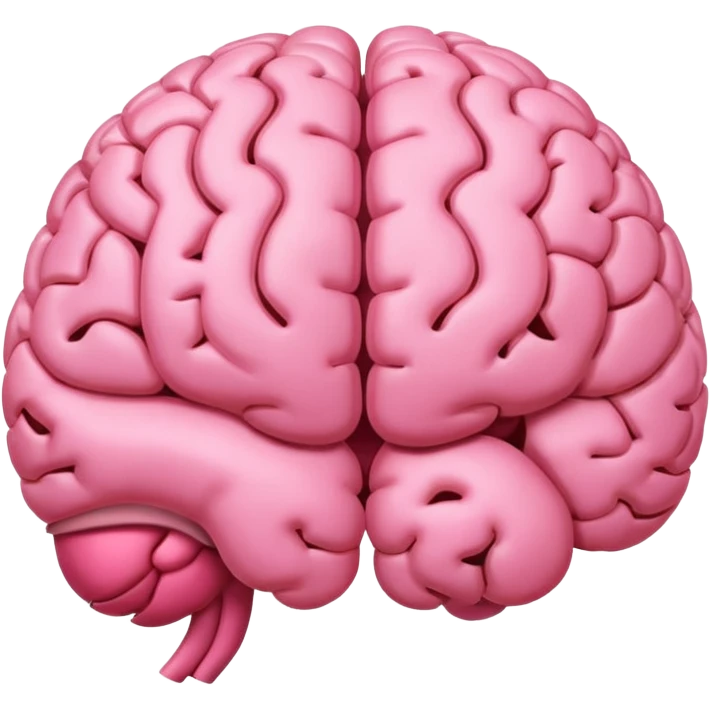 generate pink brain emoji