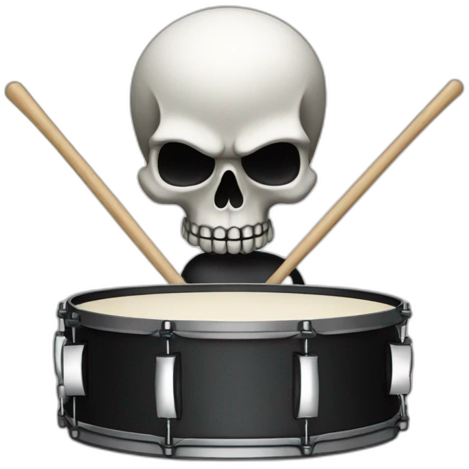 Drumsskull emoji