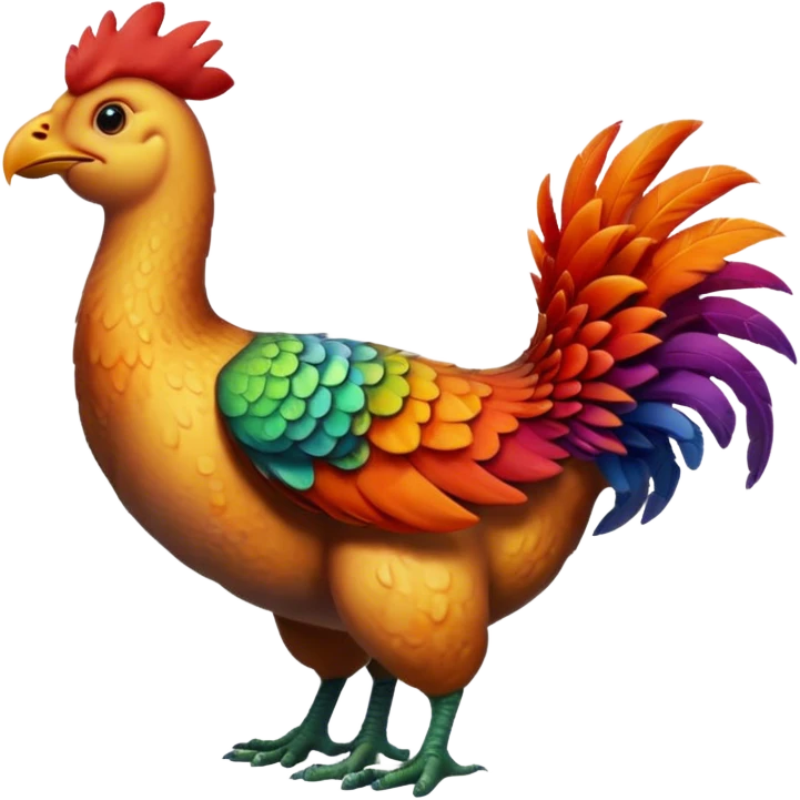 Chicken dinosaur  emoji