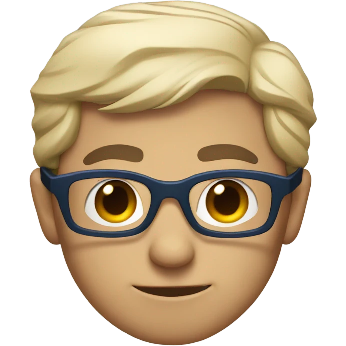 Superman with glasses emoji