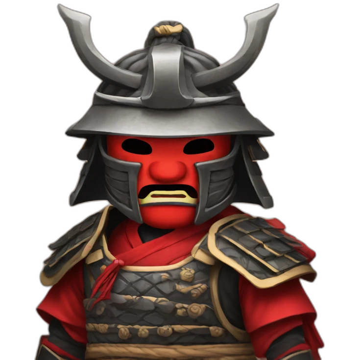 Red Mask - Chinese Samurai emoji