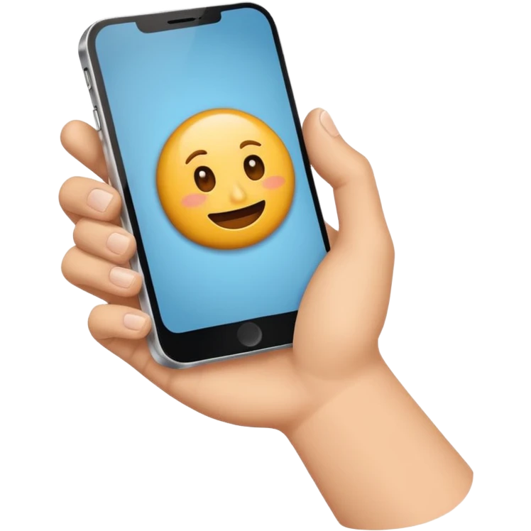 Create an emoji of a hand lifting a phone to answer a call."
 emoji