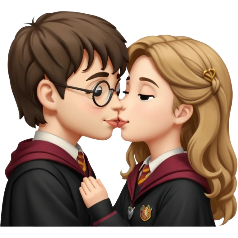 Harry Potter kissing hermione emoji
