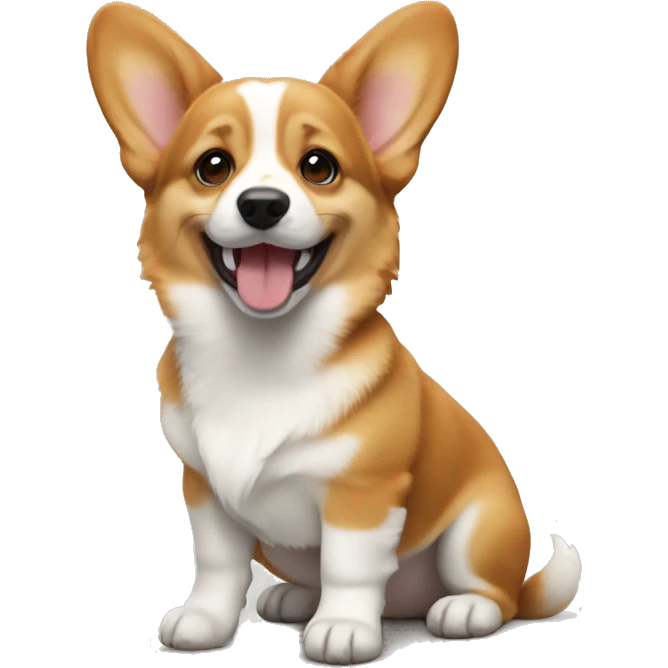 Corgi puppy emoji