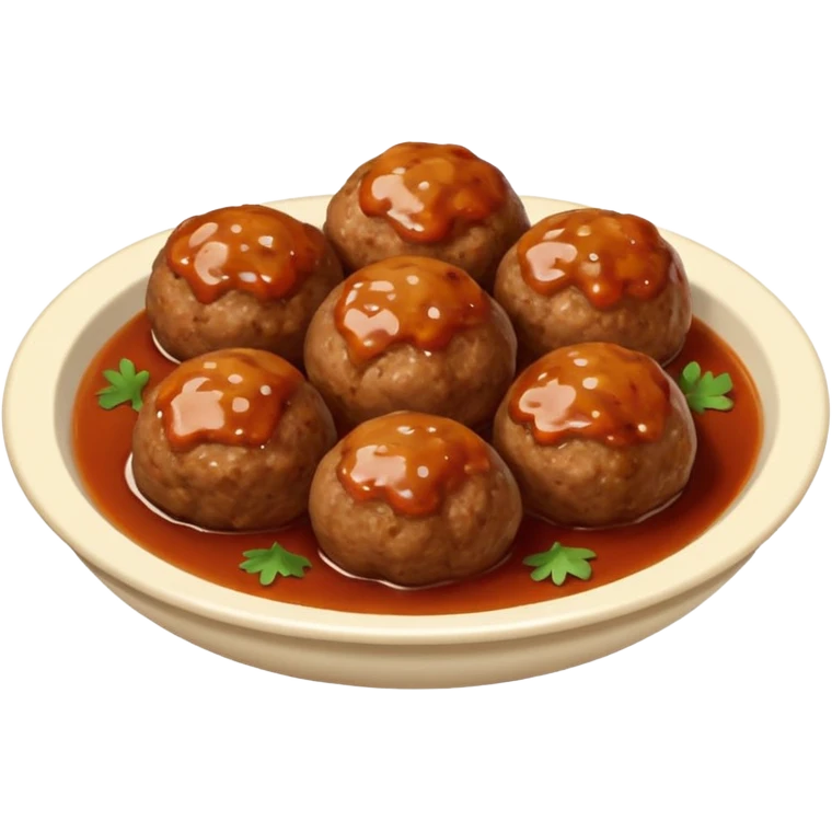 Polpette che allevano polpette emoji