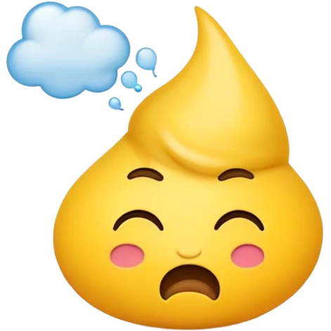 Emoji farting emoji