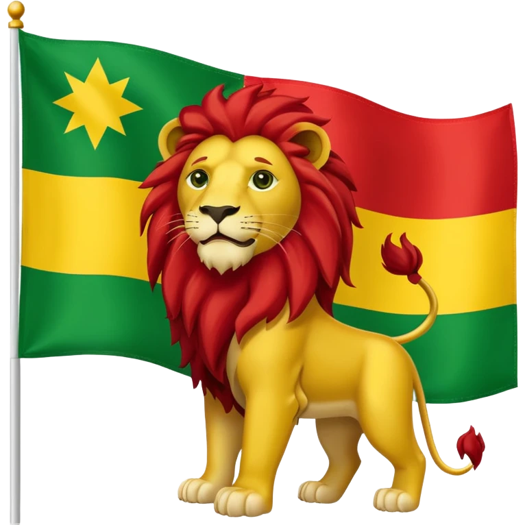 Lion of Judah flag  emoji