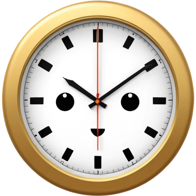 relogio de parede emoji