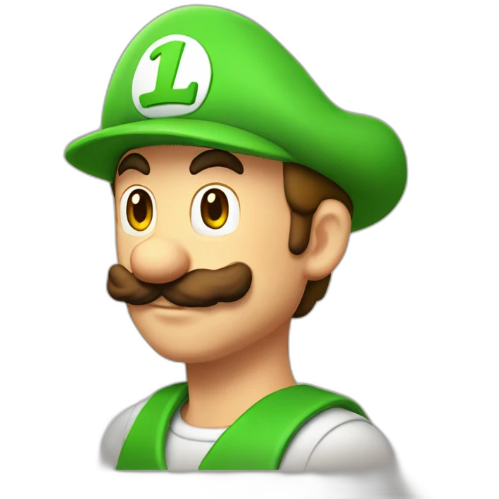 luigi sur peach emoji