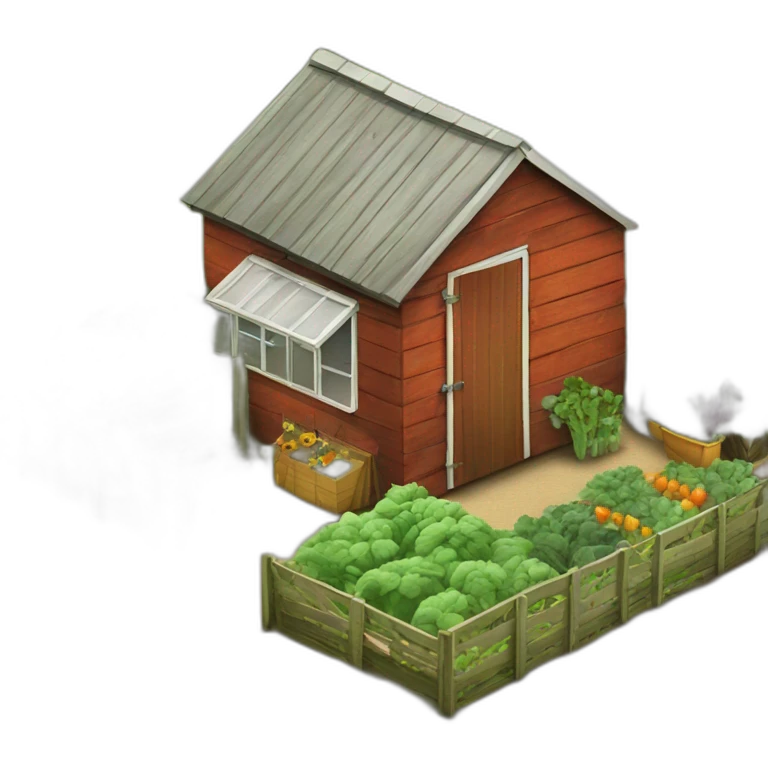 allotment shed emoji