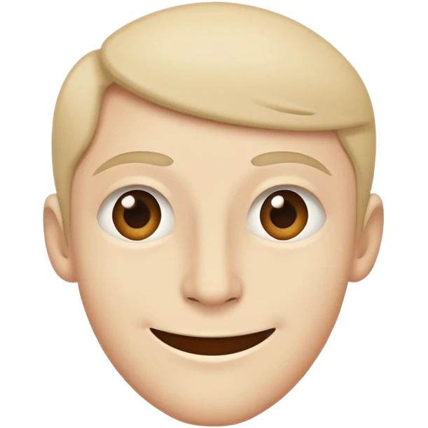 Faking a smile emoji