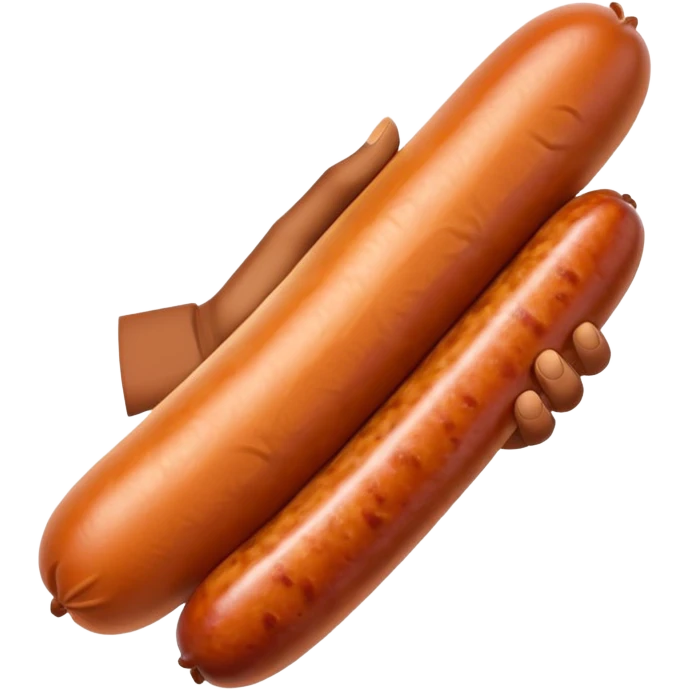 یه دست که سوسیس گرفنا emoji