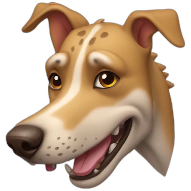 Crocodile dog emoji