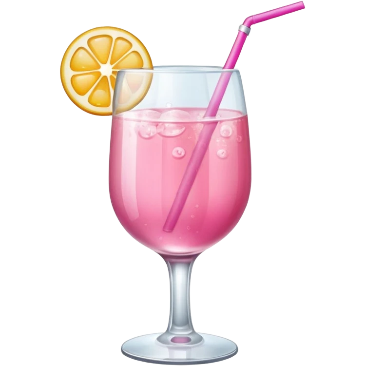 Pink drink emoji