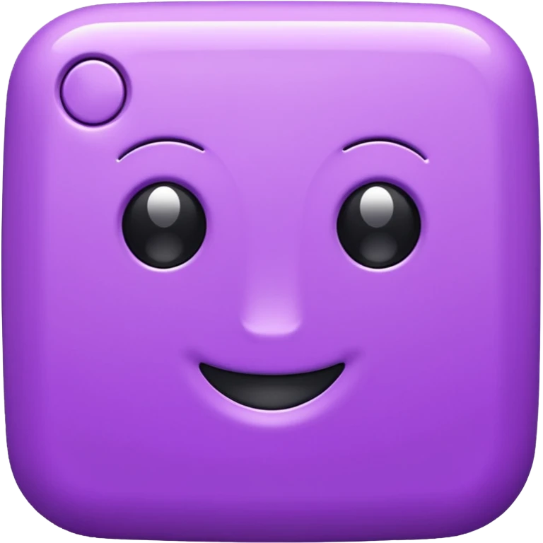 Cute purple eletronics emoji