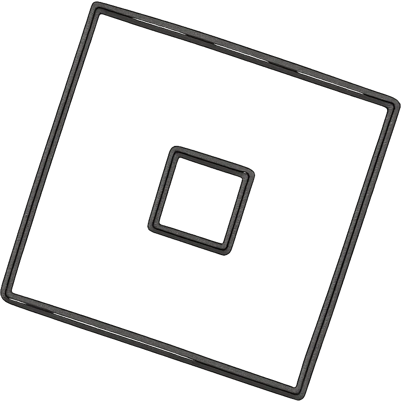 hand-drawn outlined Roblox icon emoji