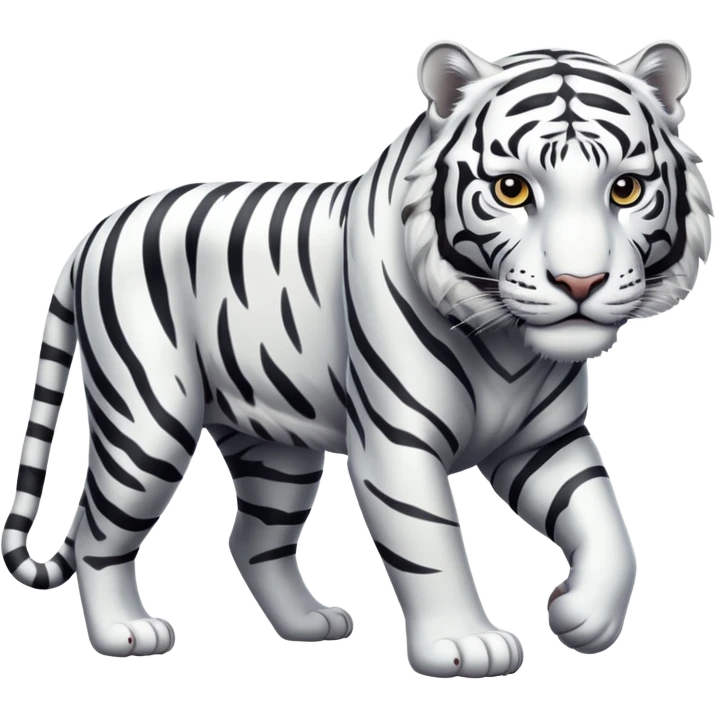 Tigre blanco emoji