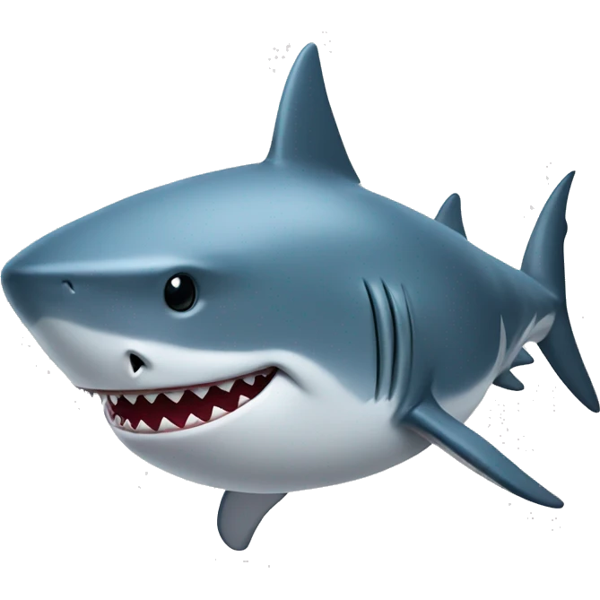 Shark with tophat emoji