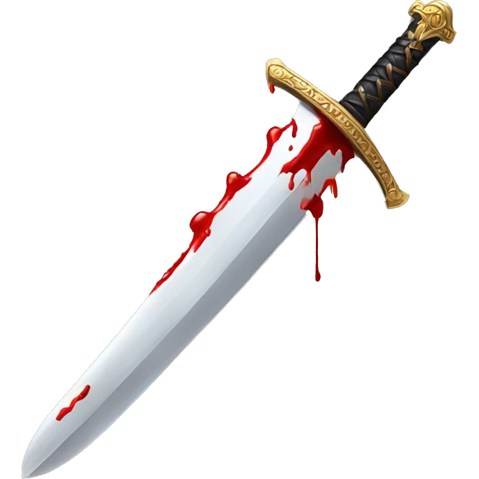 Bleeding sword emoji
