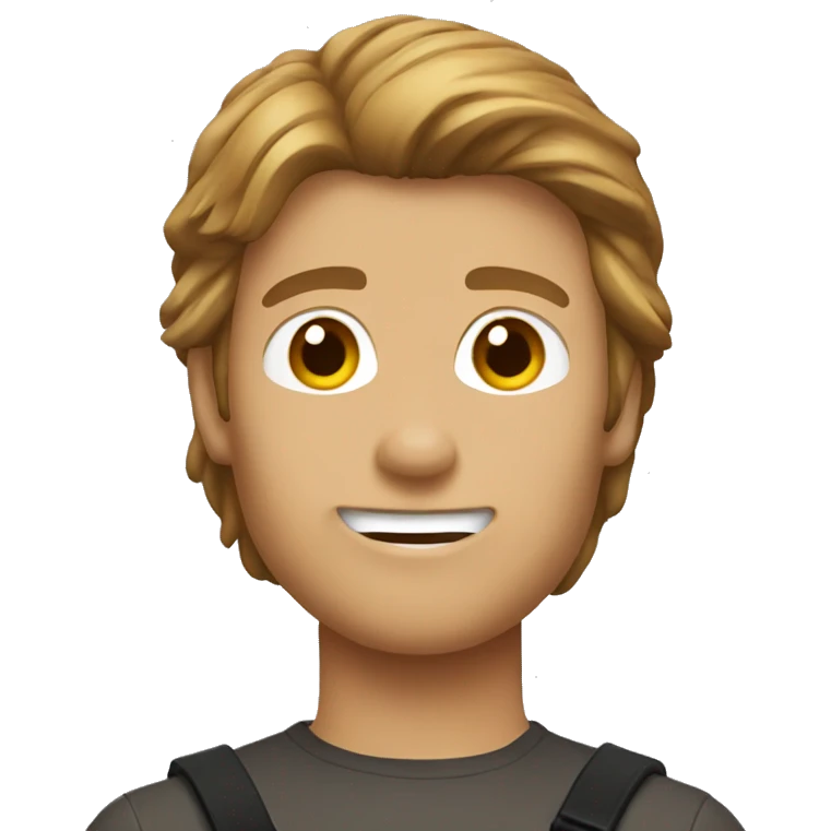 macgyver slack emoji with brown hair emoji