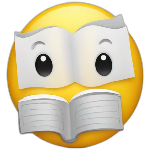 reading a timetable emoji