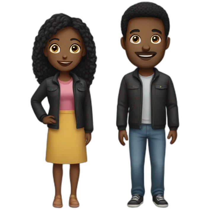 Black Couple emoji