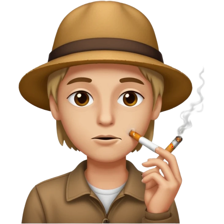 Smoking blunt emoji