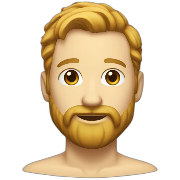 yang white man with a beard emoji