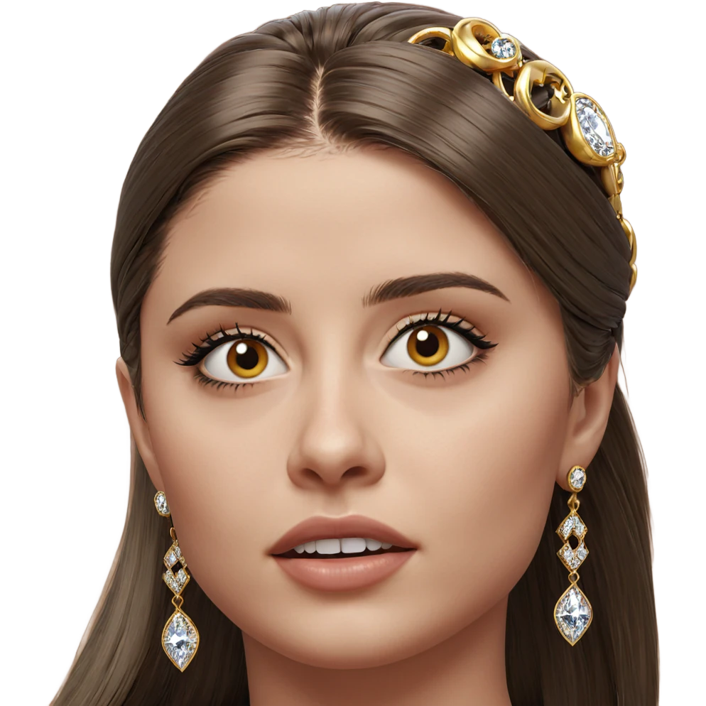 beautiful girl in jewelry emoji