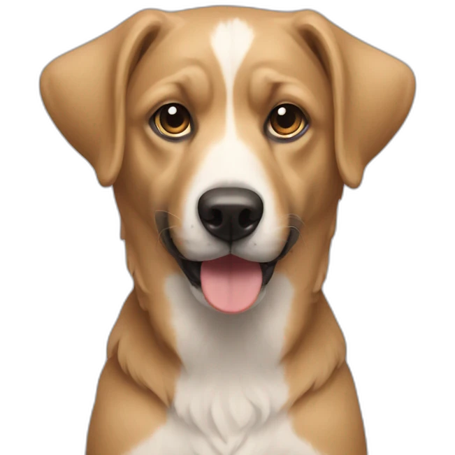 Chien sur chien emoji