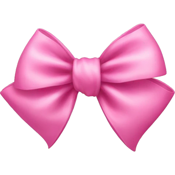 Pink bow emoji