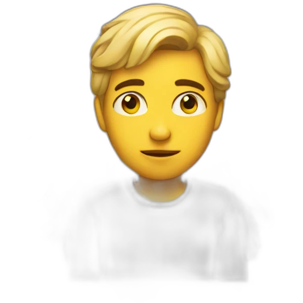 Boring angel emoji