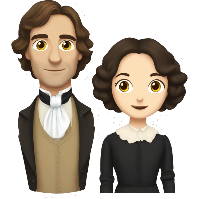 Jane Eyre and mr Rochester emoji