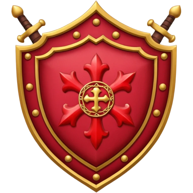brasão sangrando medieval rosa de sangue vermelha emoji