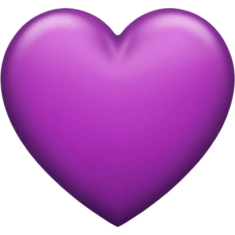 Dark violet like pink heart  emoji