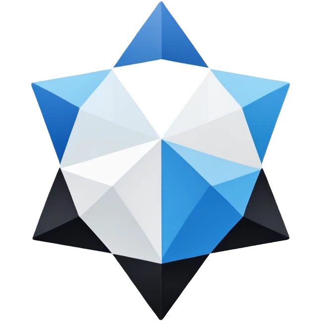 a logo of a club called wish fc blue and white and black emoji