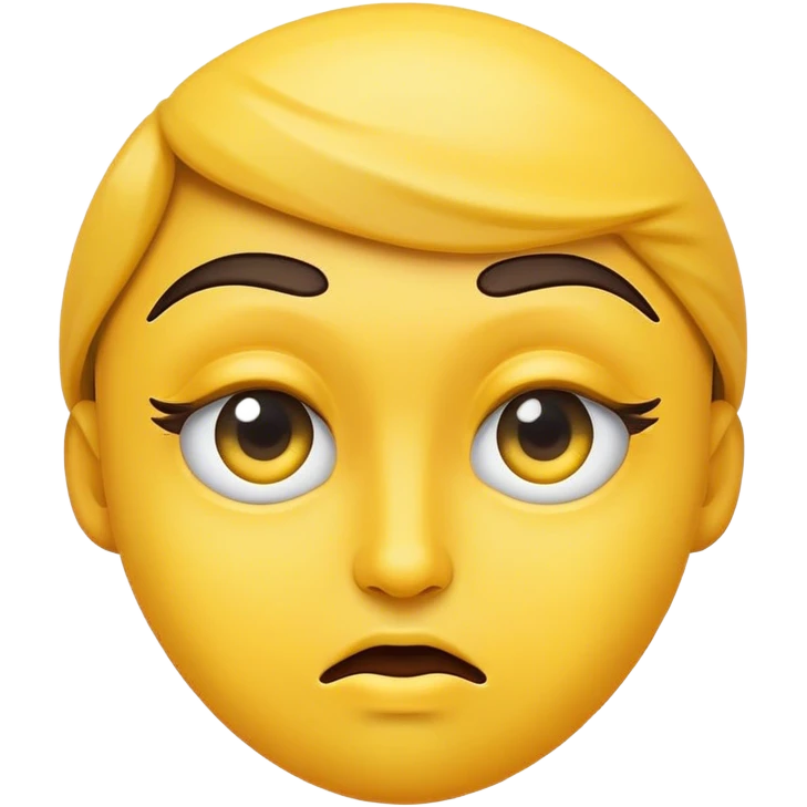 a side eye emoji emoji